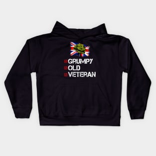 Grumpy Old Veteran Kids Hoodie